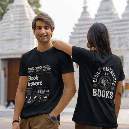 Easily Distracted By Books Unisex Softstyle T-Shirt