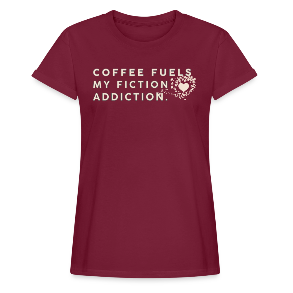 Women's Relaxed Fit T-Shirt spreadshirt 1191 - burgundy