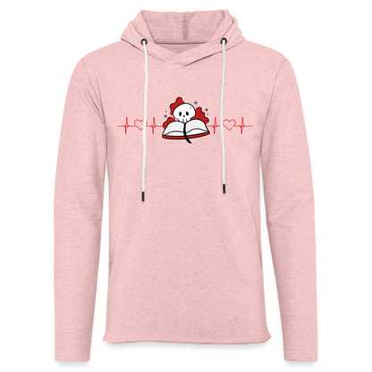 a new one Crime Novel Lover Unisex Lightweight Terry Hoodie - cream heather pink