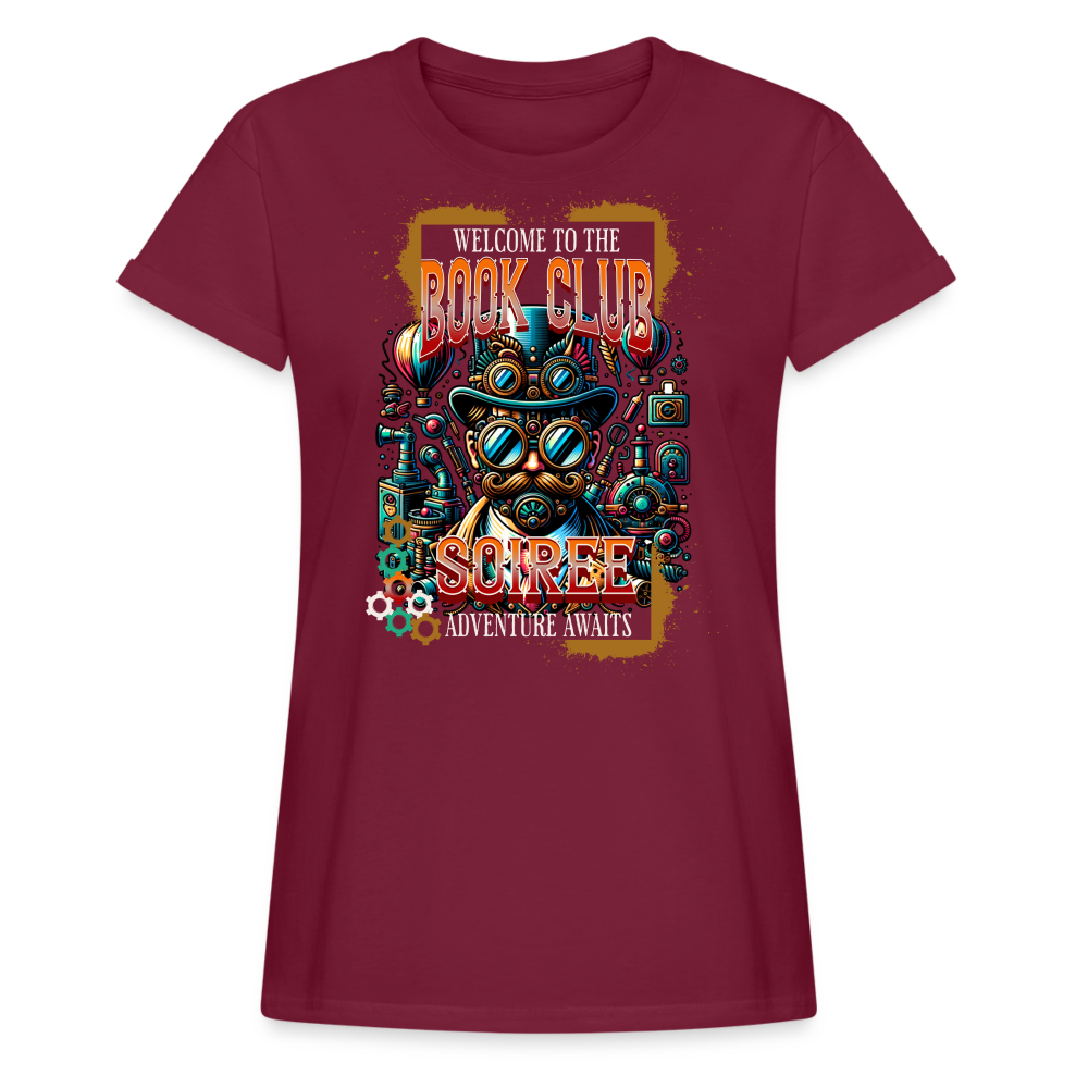 Women's Relaxed Fit T-Shirt - burgundy