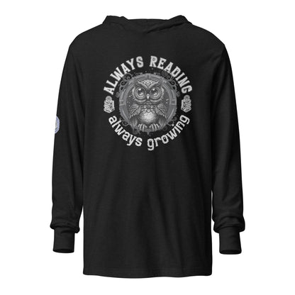 Always Reading Favorite Hooded Long-Sleeved T-Shirt